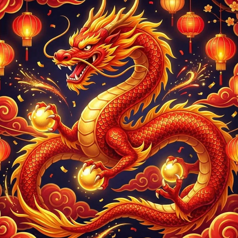 Floating Dragon at DuckyLuck