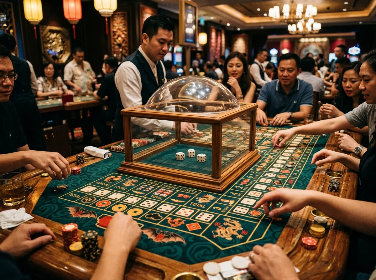 Sic Bo at Ducky Luck online casino table games